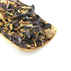 Tao Tea Leaf Organic Cinnamon Plum Herbal Tea - Loose Leaf - 50g-It has a rich and warm aroma that evokes memories of fall baking. The flavour is just as incredible. The flavour starts out sweet and gradually the cinnamon, spice and plum comes through leaving your tongue craving more