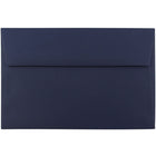 JAM Paper A9 Invitation Envelopes, 5.75 x 8.75, Navy Blue, 250 Pack (LEBA792H)-Navy blue dark base envelope