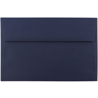JAM Paper A9 Invitation Envelopes, 5.75 x 8.75, Navy Blue, 250 Pack (LEBA792H)-Navy blue dark base envelope