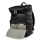 Bugatti Taylor Collection 15.6" Business Backpack - Black-Reinforced handle on top of the backpack
