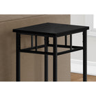 Monarch Specialties 3278 Accent Table - 28"H/Black/Black Metal-Assembly required: Illustrated instructions and all hardware are provided for convenience (additional tools may be needed)