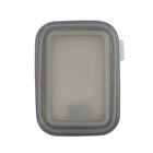 Minimal Silicone Food Storage Container - Grey - 860ml - Set of 2-100% food grade pure silicone