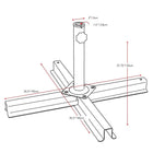 CorLiving PPU-900-U Grey Patio Umbrella Stand-For use with any of our CorLiving PPU umbrellas for additional support