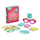 Ridley's Who Am I Game-Guess the name on your glasses before you spell out the word 'Loser' with letter cards. Ask yes or no questions in order to be the first to guess the name card on your glasses