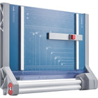 Dahle 550 14 1/8" Professional Rolling Paper Trimmer-Automatic clamp holds work securely