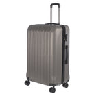 Nicci Grove 28" Hardside Check-in Luggage - Charcoal Grey-100% polyester lining