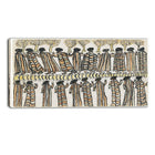Designart William Barak, Figures in Possum Skin Cloaks Canvas Art Print, (PT5002-40-20)-Print