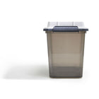 TRU RED 27.7 L Water and Dust Resistant Storage Tote with Locking Lid-Hinged locking lid doubles as a tray for added convenience
