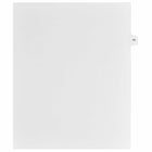 Mark Maker Legal Exhibit Index Tab White Single Tabs, 1/15th Cut, Letter Size, No Holes, Number 49, 25 Pack-White Single Tabs, 1/15th Cut