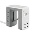 APC 6-Outlet SurgeArrest Essential Surge Protector with 4 USB Ports (PE6U4W)-6 foot rotating power cord
