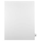 Mark Maker Legal Exhibit Index Tab White Single Tabs, 1/25th Cut, Letter Size, No Holes, Number 198, 25 Pack-White Single Tabs, 1/25th Cut