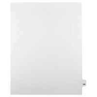Mark Maker Legal Exhibit Index Tab White Single Tabs, 1/25th Cut, Letter Size, No Holes, Number 198, 25 Pack-White Single Tabs, 1/25th Cut