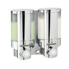 Aviva Dispenser 2, Chrome-Eliminate shower bottle clutter with this convenient dispenser