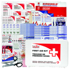 First Aid Central Restaurant & Food Service First Aid Kit - White Plastic Case-Plastic, wall mountable