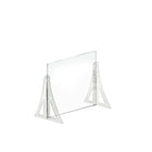 Azar Displays Acrylic Cashier Shield - 20"W x 20"H - Clear - 2 Pack-20 x 20 inches