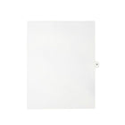 Mark Maker Legal Exhibit Index Tab White Single Tabs, 1/15th Cut, Letter Size, No Holes, Letter W, 25 Pack-White Single Tabs, 1/15th Cut