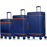 Champs Vintage Air 3-Piece Hardside Luggage Set - Blue-From the Vintage Air Collection