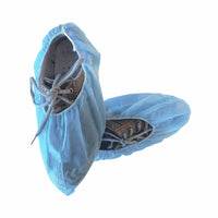Globe Skid Resistant Shoe Covers - Large - Blue - 3 Packs of 100-Blue