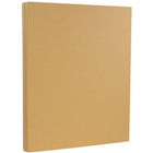 JAM Paper Recycled Paper, 8.5 x 11, 24lb Ginger Brown, 2 packs of 100 (872802g)-Size: 8-1/2" x 11"