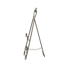 Futech E002 Iron Easel - 37" x 14" x 17 - Copper-Dimensions: 37" x 14" x 17
