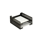 Korr Front-Load Letter-Size Stacking Tray, Black-Stacking front-load letter tray is made of sturdy, high-impact plastic