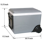 Koolatron KoolWheeler-Fits Can sit in chest position or upright like a refrigerator
