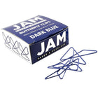 JAM Paper Butterfly Paper Clips, Dark Blue Paperclips, 4 packs of 15 (332BYbug)-Size: 1.5 in Long x 1.1 in Wide (43mm x 30mm)