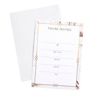 Mara-Mi Invitations - 5" x 7" - Marble - 20 Pack-Dimensions: 5" x 7"