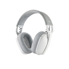 Logitech Zone Vibe 100 Lightweight Wireless Over Ear Headphones with Noise Canceling Microphone - Off-White-Easy video meetings from home: This over ear headset’s compatibility with popular video platforms like Google Meet, Microsoft Teams, and Zoom makes it simple and easy to join any meeting