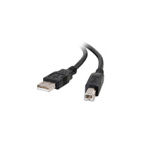 C2G USB 2.0 A/B Cable, 1m/3.2', Black-Connect your USB device to the USB port on your USB hub, PC or Mac(R)