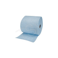 Zenith Safety Blue Bonded Sorbent Rolls - Oil Only, Heavy, 15"-Spill Type: Oil Only