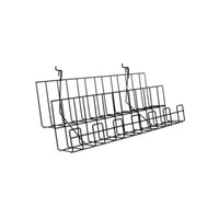Eddie's Slatwall & Grid Two Tier Wire Shelf - 24" W - Chrome - 2 Pack-Wire Shelf for Slatwall and Grirwall