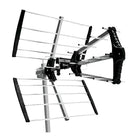 Digiwave Triple-Boom UHF Outdoor TV Antenna, 20" x 18" x 24", Silver-Dipole FIFO(Fast-In-Fast-Out) design, shortening the installation