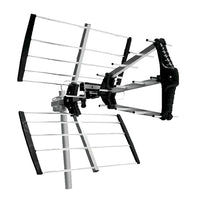Digiwave Triple-Boom UHF Outdoor TV Antenna, 20" x 18" x 24", Silver-Dipole FIFO(Fast-In-Fast-Out) design, shortening the installation