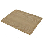 Cathay Importers Bentwood Rect Tray, 10.5"W x 8"D x 0.4"H, Light Brown, 3/Pack-Bentwood construction - made from willow wood veneer