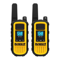 DeWalt DXFRS800 Heavy Duty Rechargeable Two-Way Radio Walkie Talkies - 2 Pack-Type of Radio and Use: FRS/GMRS DEVICE