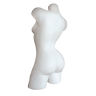 Eddie's Female Curvy 3/4 Torso - White (150355-1)-polyethylene
