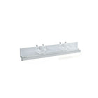 Azar Displays 2" x 8" J-Bar System, 4 Pack (900052)-Plastic hooks attached for easy mounting