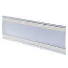 Azar Displays 4" x 11" Plastic Adhesive-Back C-Channel Nameplates, Clear, 10 Pack (199615)-Great for offices, schools, business and much more