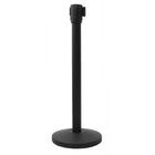Wamaco Stanchion Post with 16 po Retractable Belt - Black/Yellow-Post: 36.5"