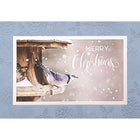 Rosedale "Merry Christmas" Blue Jay Greeting Cards with Envelopes - 5-1/2" x 8" - 12 Pack-Greeting Cards