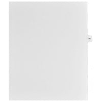 Mark Maker Legal Exhibit Index Tab White Single Tabs, 1/15th Cut, Letter Size, No Holes, Number 66, 25 Pack-White Single Tabs, 1/15th Cut