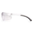 Pyramex Itek Safety Eyewear Glasses, Clear Anti-Fog, 12 Pack-Soft dual injected rubber tips provide non-slip comfort