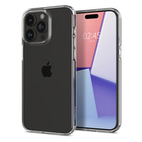 Spigen Crystal Flex for iPhone 15 Pro Max - Crystal Clear-Slim clear protection stays pocket and grip-friendly