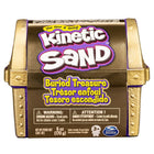 Kinetic Sand Buried Treasure Playset-Includes 6oz Kinetic Sand, 1 Treasure Chest, 1 Key, 1 Surprise Tool, 3 Coins