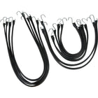 Kleton Rubber Tie Downs Sets, 10-pc Set-Rot resistant