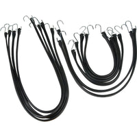 Kleton Rubber Tie Downs Sets, 10-pc Set-Rot resistant