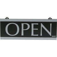 Headline Sign Century Series "Open/Closed" Sign, 5" x 13"-Contemporary styling and durable plastic construction