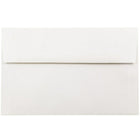 JAM Paper A10 Invitation Envelopes, 6 x 9.5, Strathmore Bright White Wove, 100 Pack (191220g)-Bright white