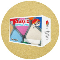 Sandtastik Classic Coloured Sand, 10 lb (4.5 kg) Box, Sage-Fine grain with natural sparkle throughout